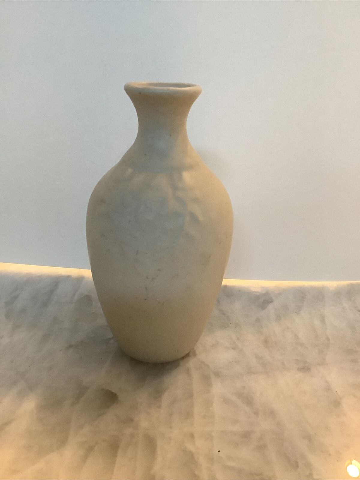 Van Briggle Off White Vase 9.5”
