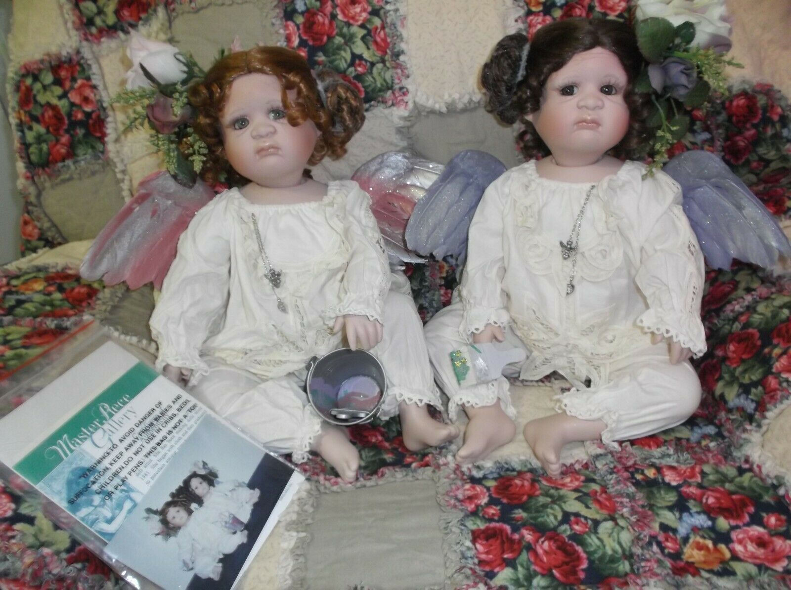 Masterpiece Gallery "souls Sisters" Twin Angel Dolls