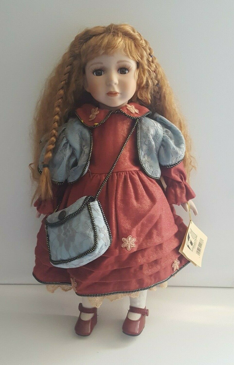 Rf Collection 16 Inch Porcelain Doll With All Handmade Clothing And Accessories